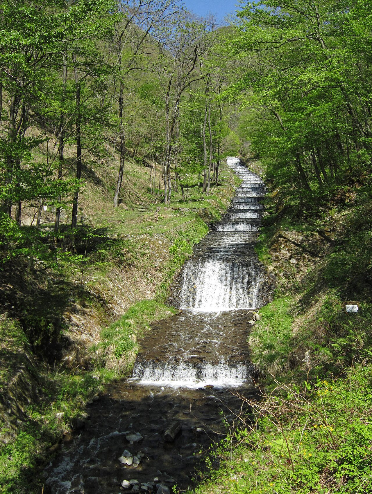 牛伏川本流水路（牛伏川階段工）の画像