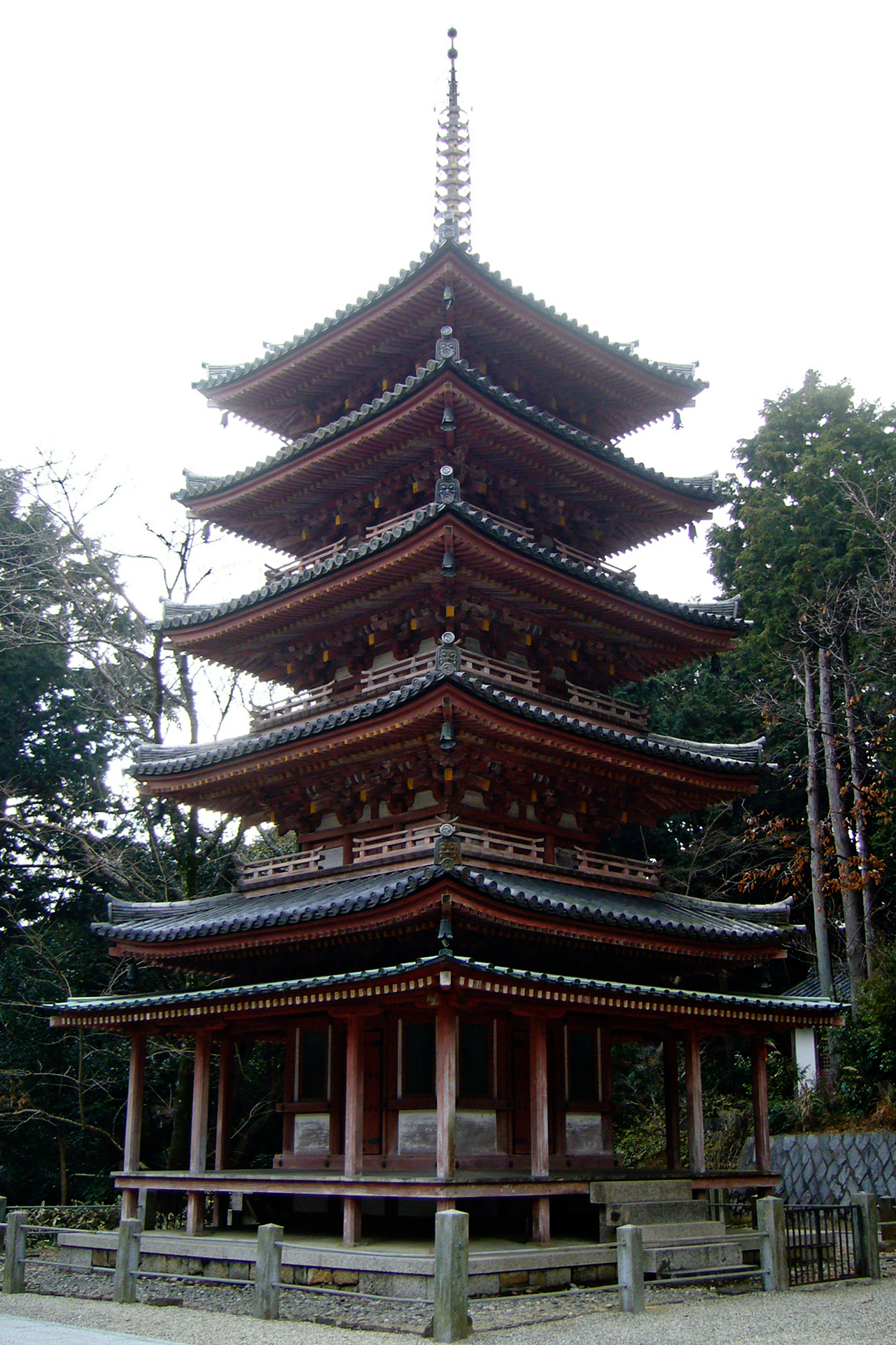 海住山寺五重塔の画像