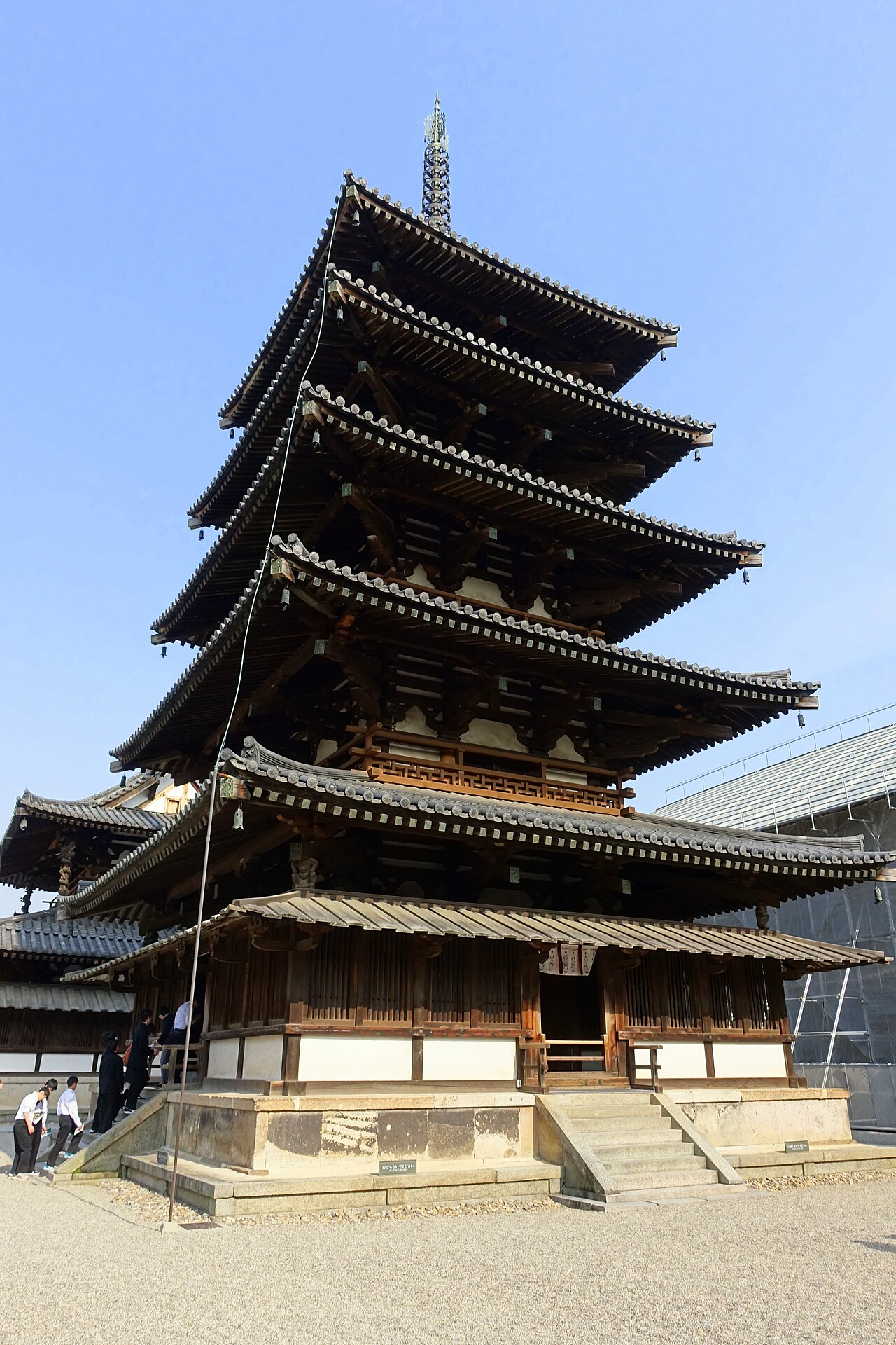 法隆寺五重塔の画像