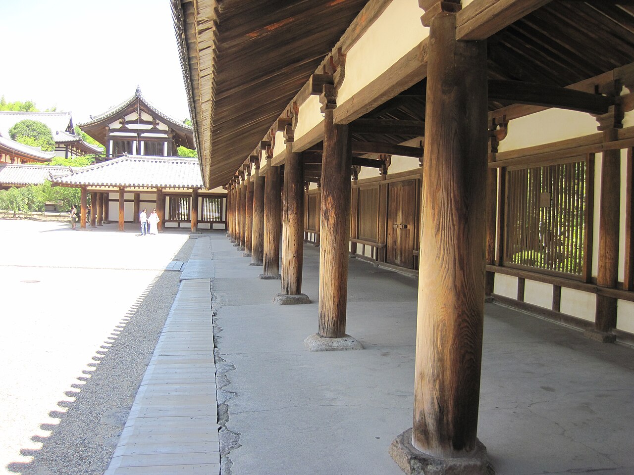 法隆寺廻廊の画像