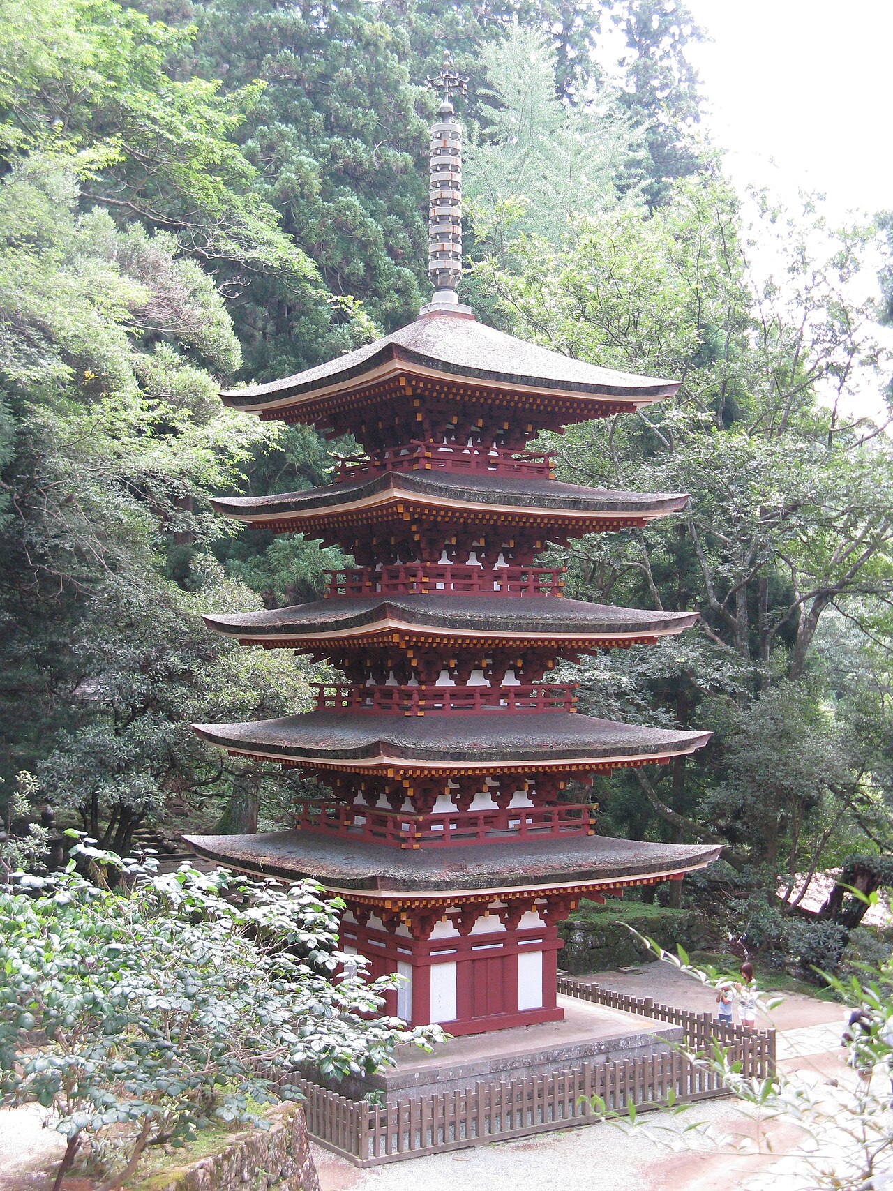 室生寺五重塔の画像