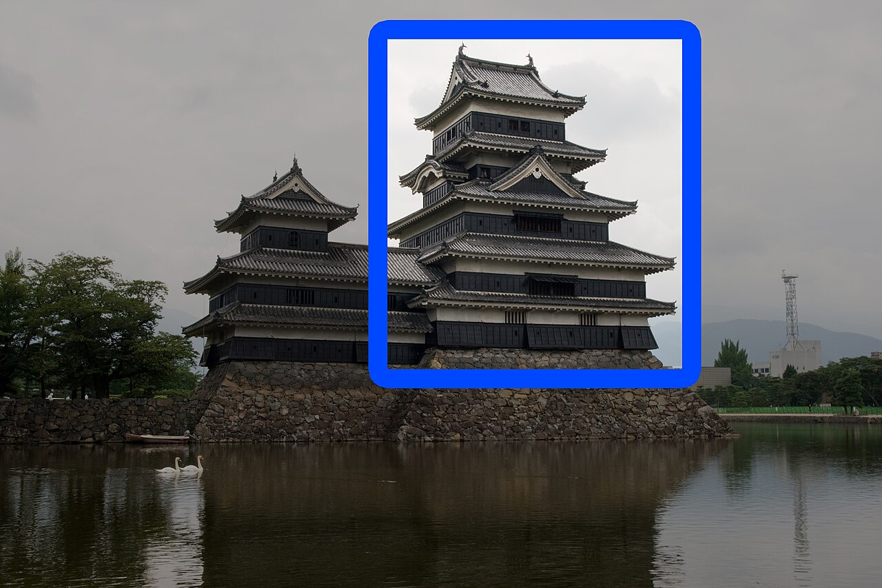 松本城天守の画像