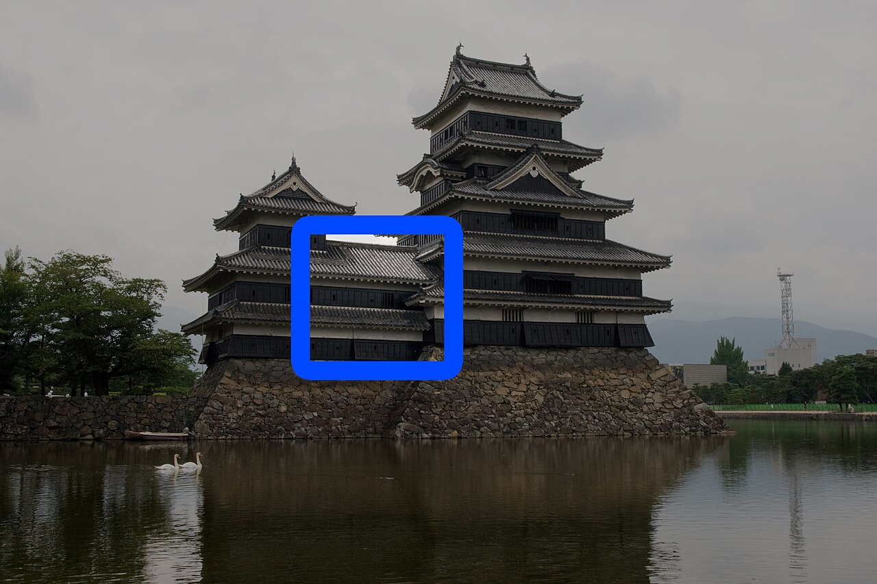 松本城天守の画像