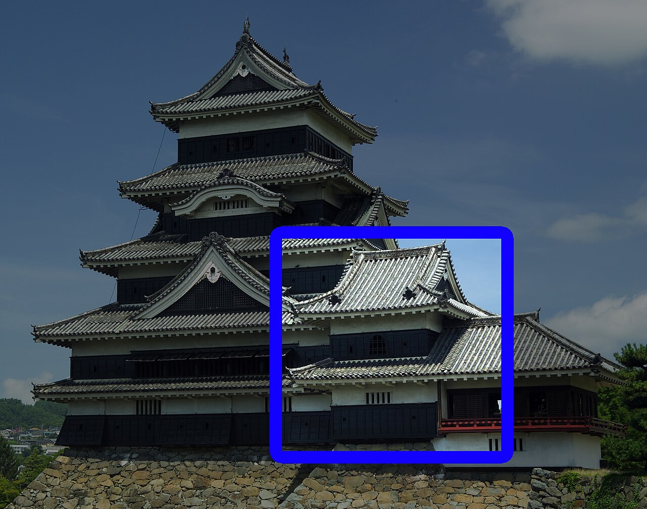 松本城天守の画像