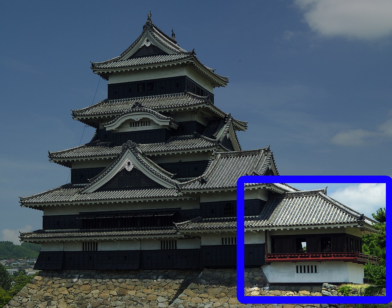 松本城天守の画像