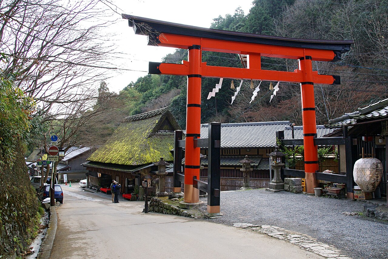 京都市嵯峨鳥居本の画像