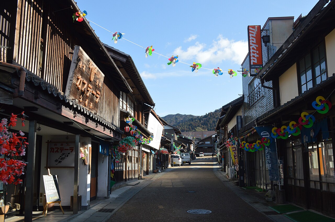 恵那市岩村町本通りの画像