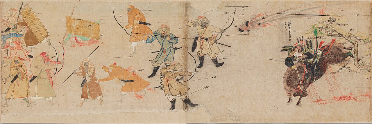 紙本著色蒙古襲来絵詞の画像