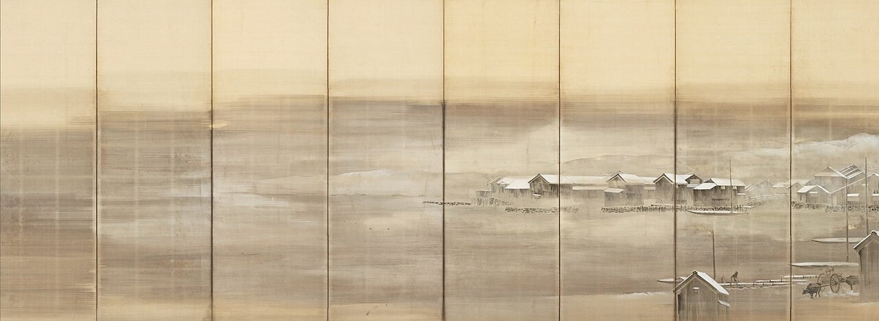 大津唐崎図（岸竹堂筆）の画像