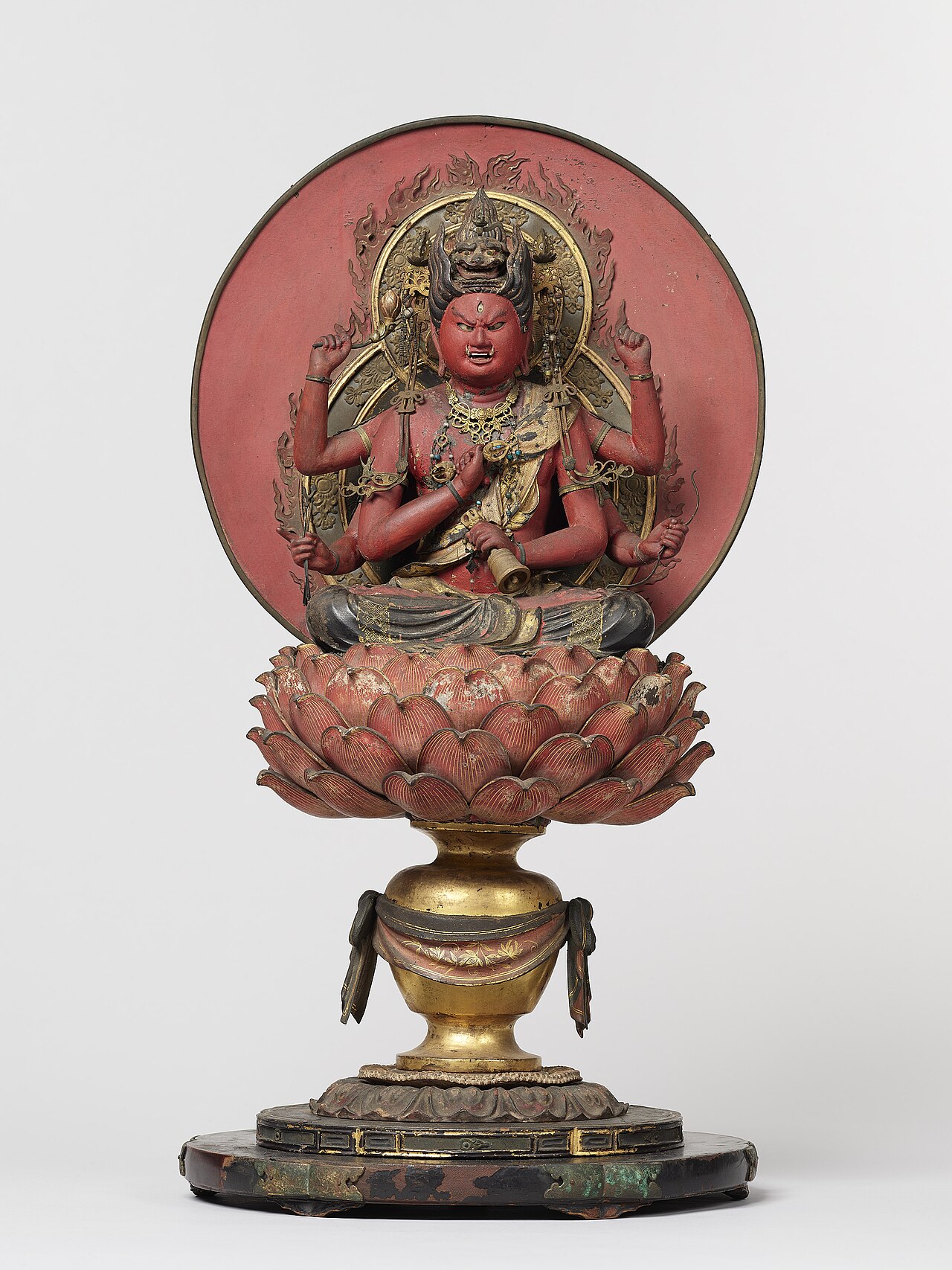 木造愛染明王坐像の画像