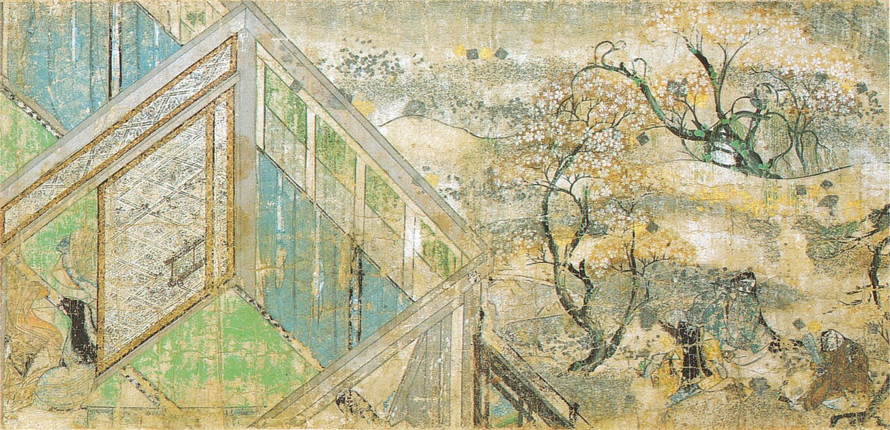 紙本著色寝覚物語絵巻の画像
