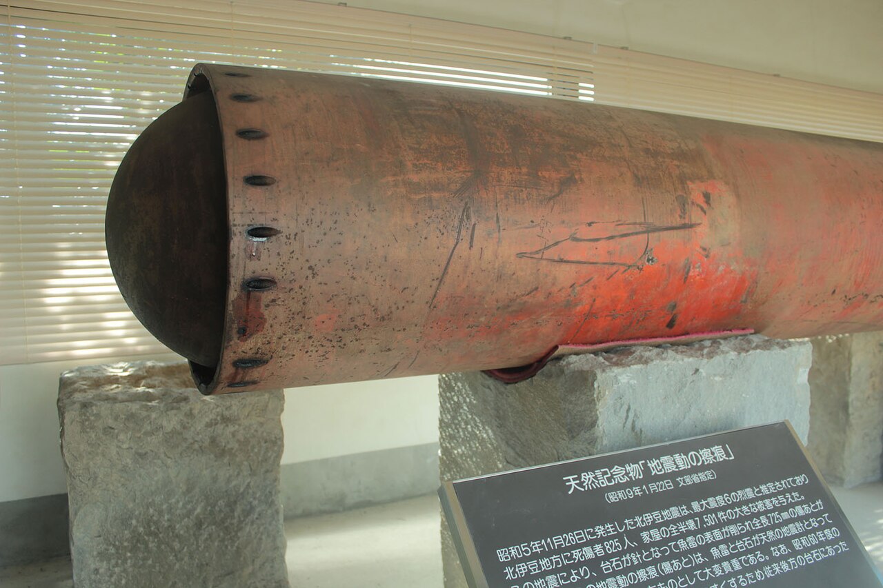 地震動の擦痕の画像