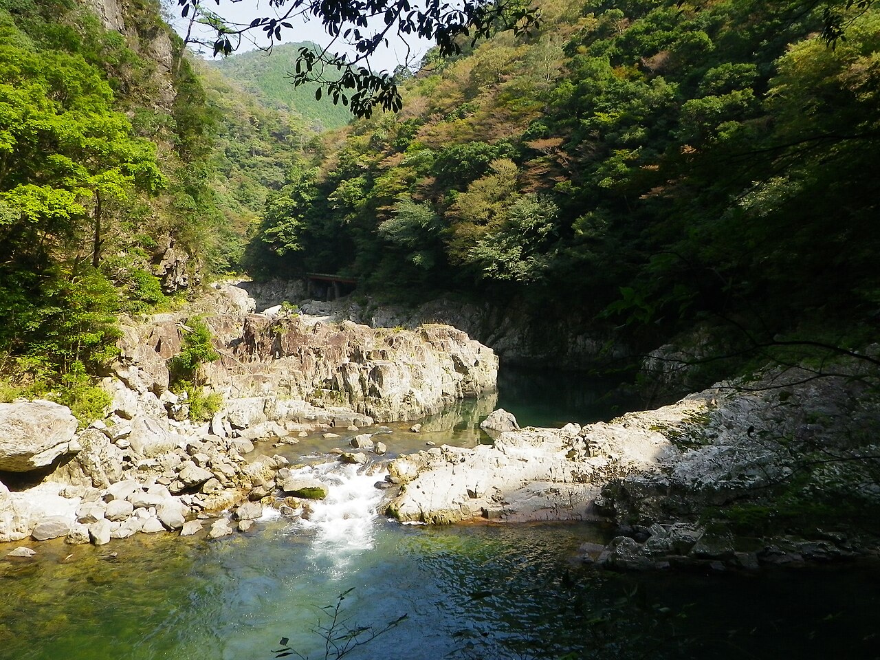 長門峡の画像