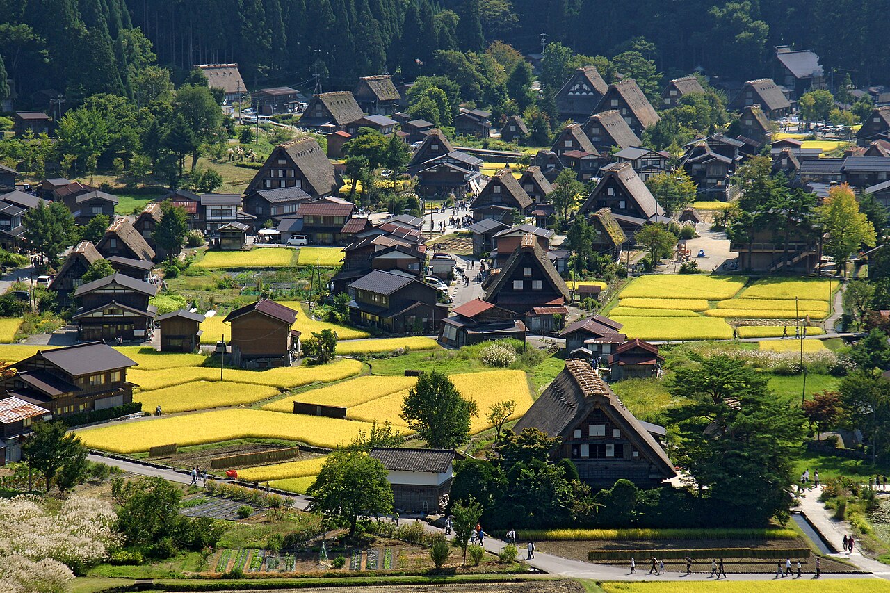 白川郷・五箇山の合掌造り集落の画像